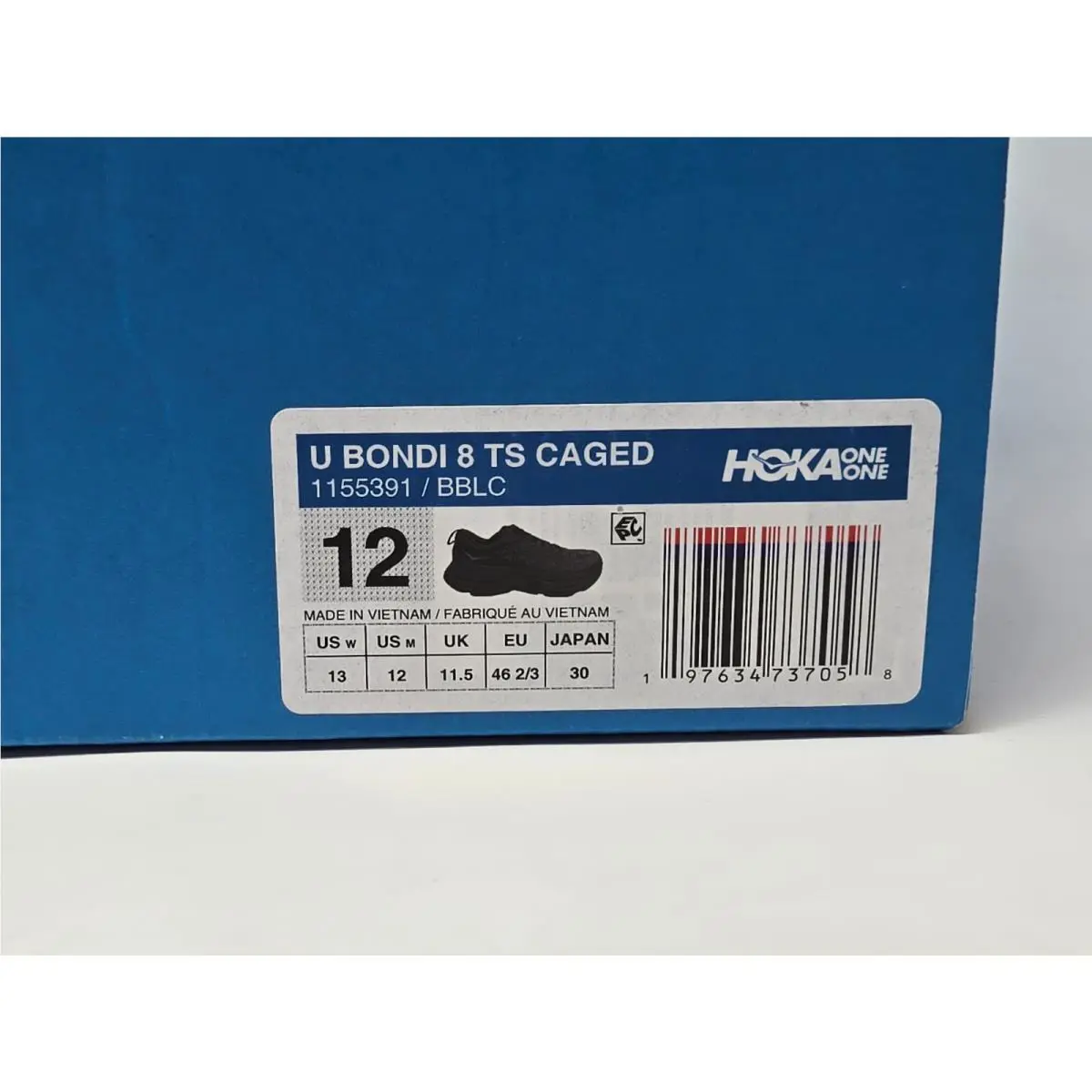 Hoka shoes - Hoka One Bondi 8 TS Caged - 1155391-BBLC - Black 9