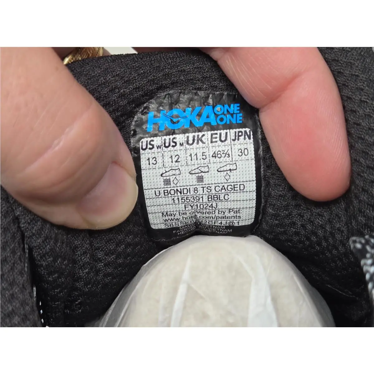 Hoka shoes - Hoka One Bondi 8 TS Caged - 1155391-BBLC - Black 5