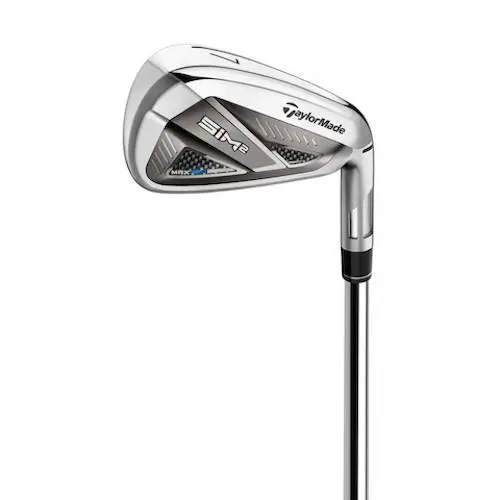 Taylormade SIM2 Max Iron Set - 5-P A - Steel Regular - Silver, Lie Angle: Silver