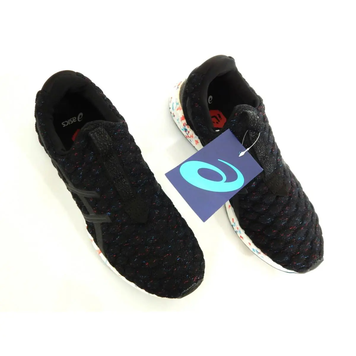 Asics shoes - ASICS HyperGEL-Kenzen - black/island blue/fiery red 6