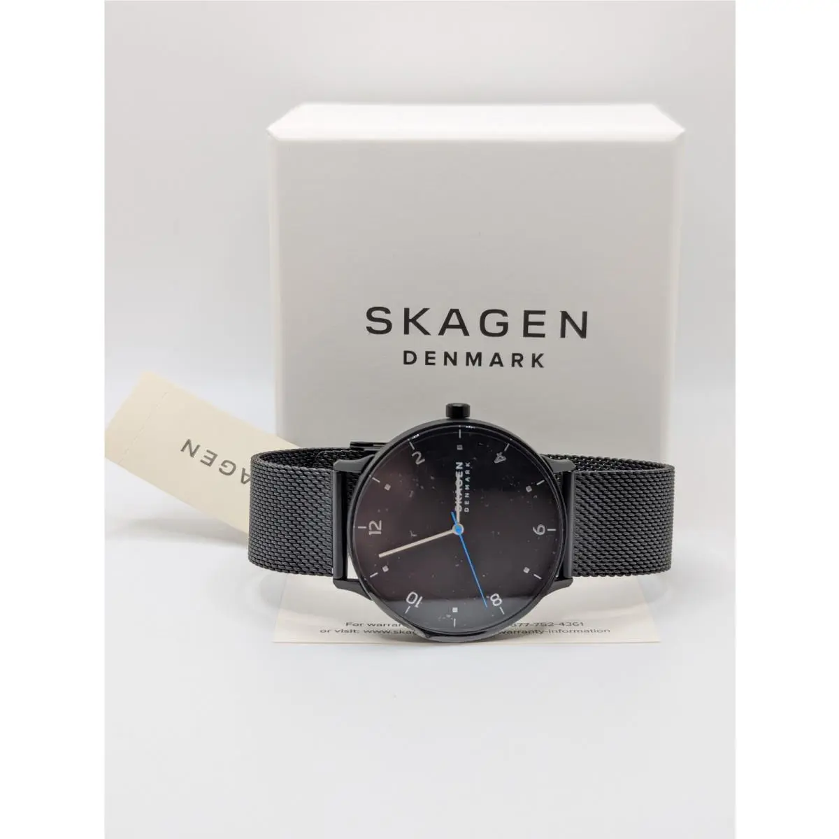 Skagen Riis SKW6886 Mens Black Round Analog Display Quartz Wristwatch