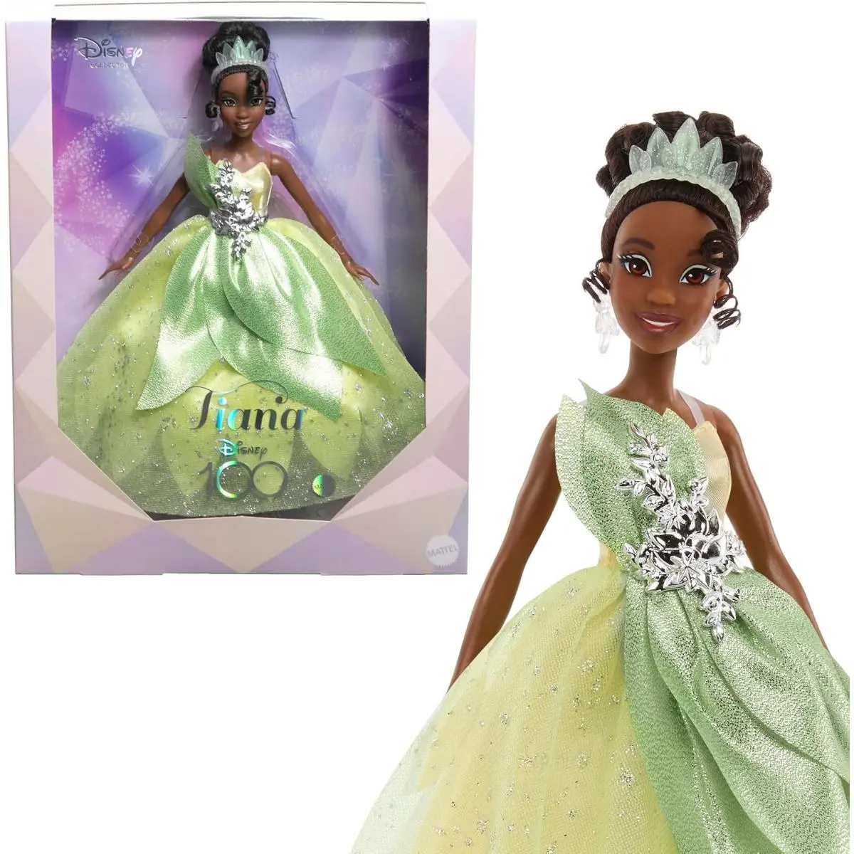 Disney Princess Toys Collector Tiana Doll Celebrating 100 Years of Wonder