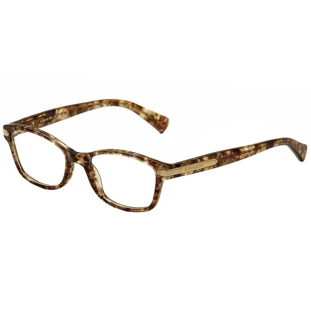 Coach Eyeglasses HC6065 6065 5287 Confetti Light Brown/gold Optical Frame 51mm
