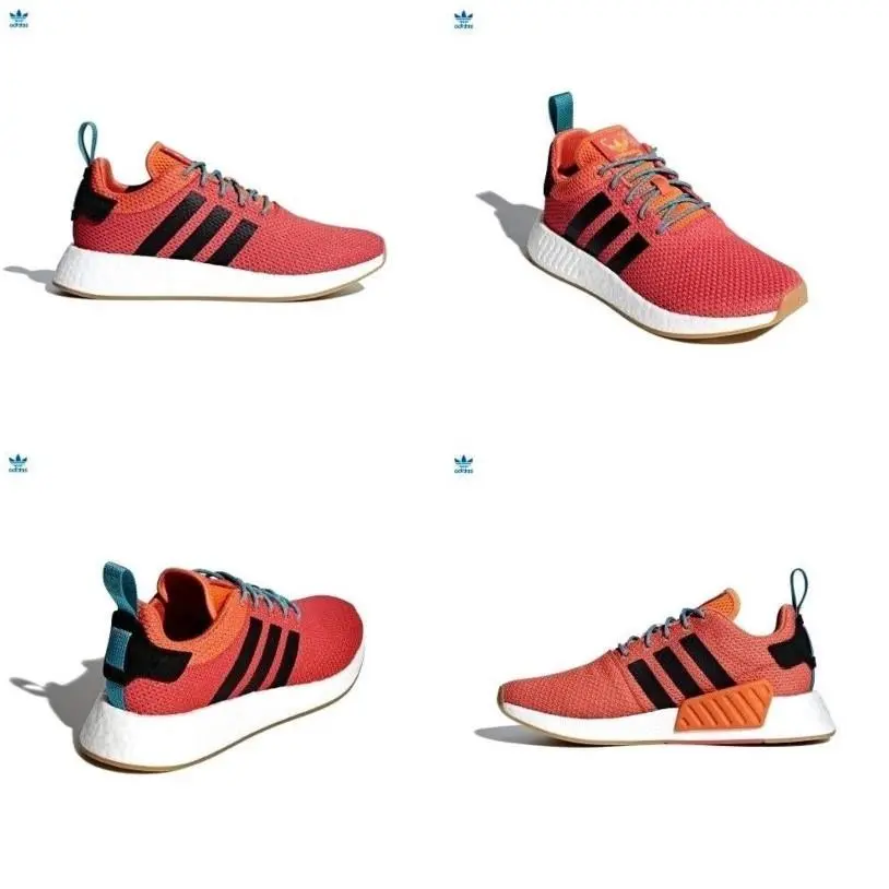 Adidas Nmd R2 Summer Orange / Gum / White Mens Running Shoes CQ3081 Size 8 US
