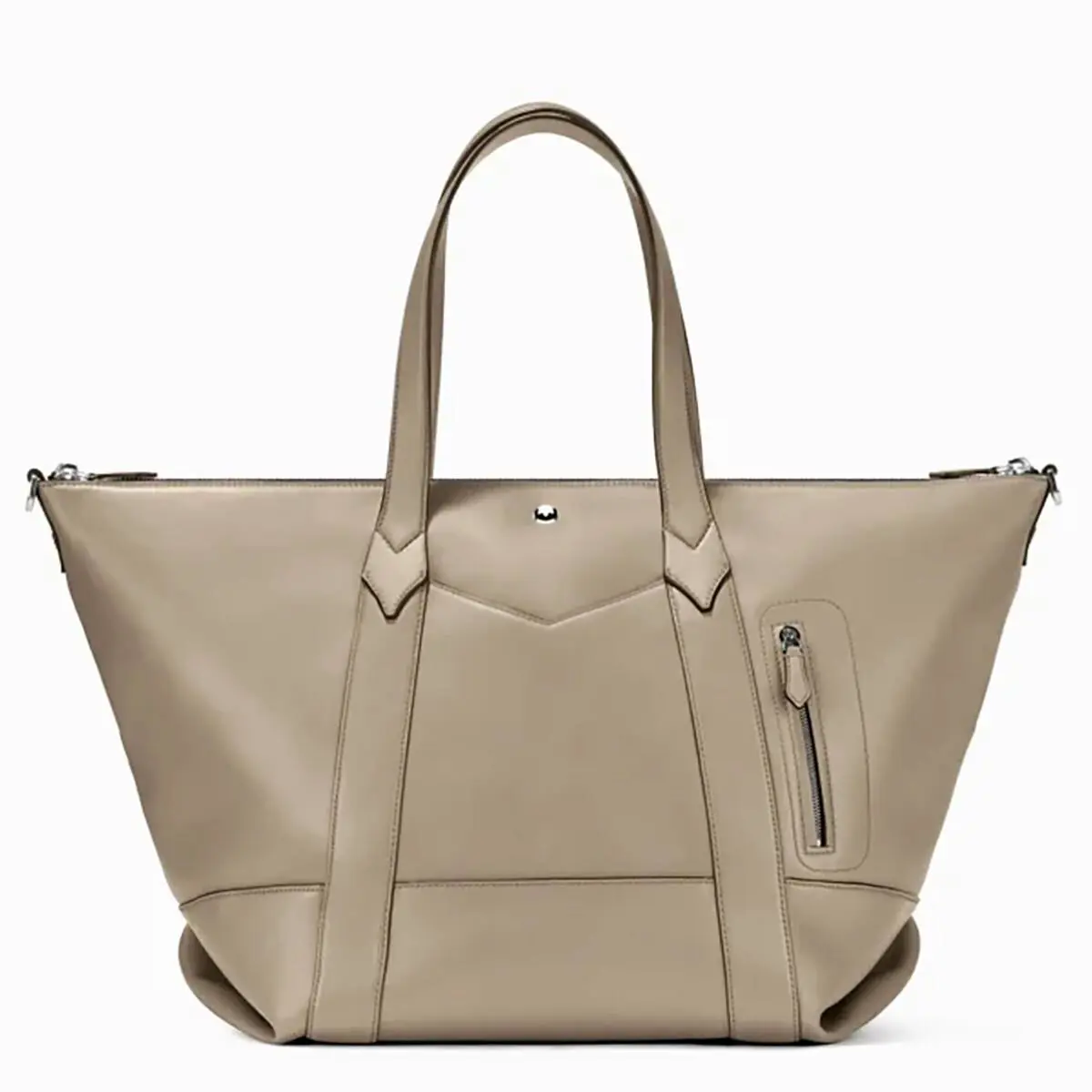 Montblanc Dusty Grey Soft Medium Leather Duffle Bag 131232
