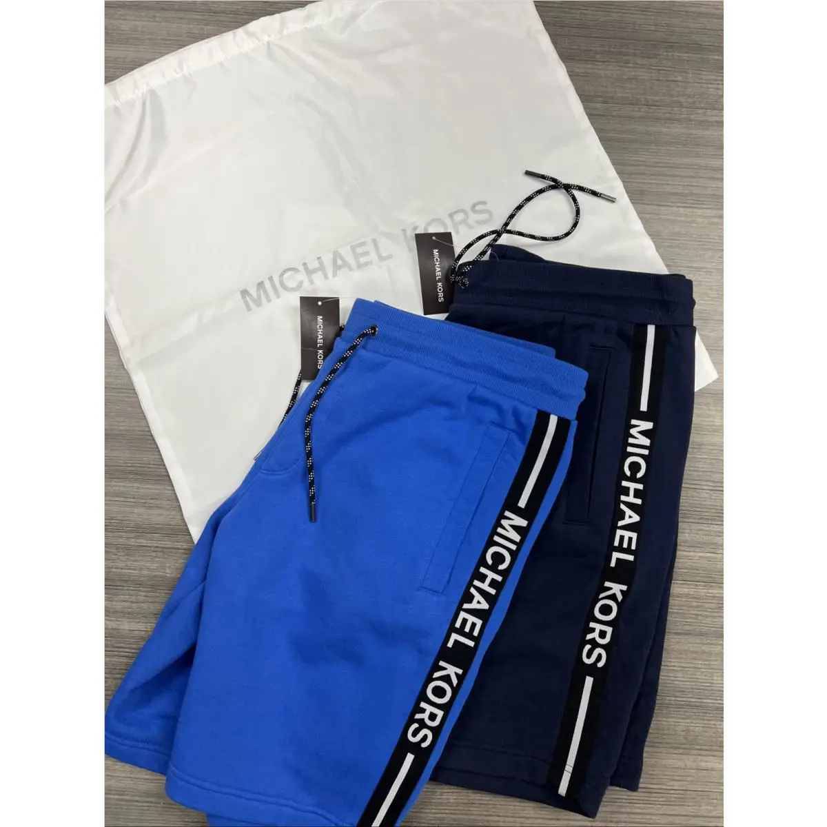 Michael Kors Athletic Sweat Shorts Lot + Oversize Dust Bag