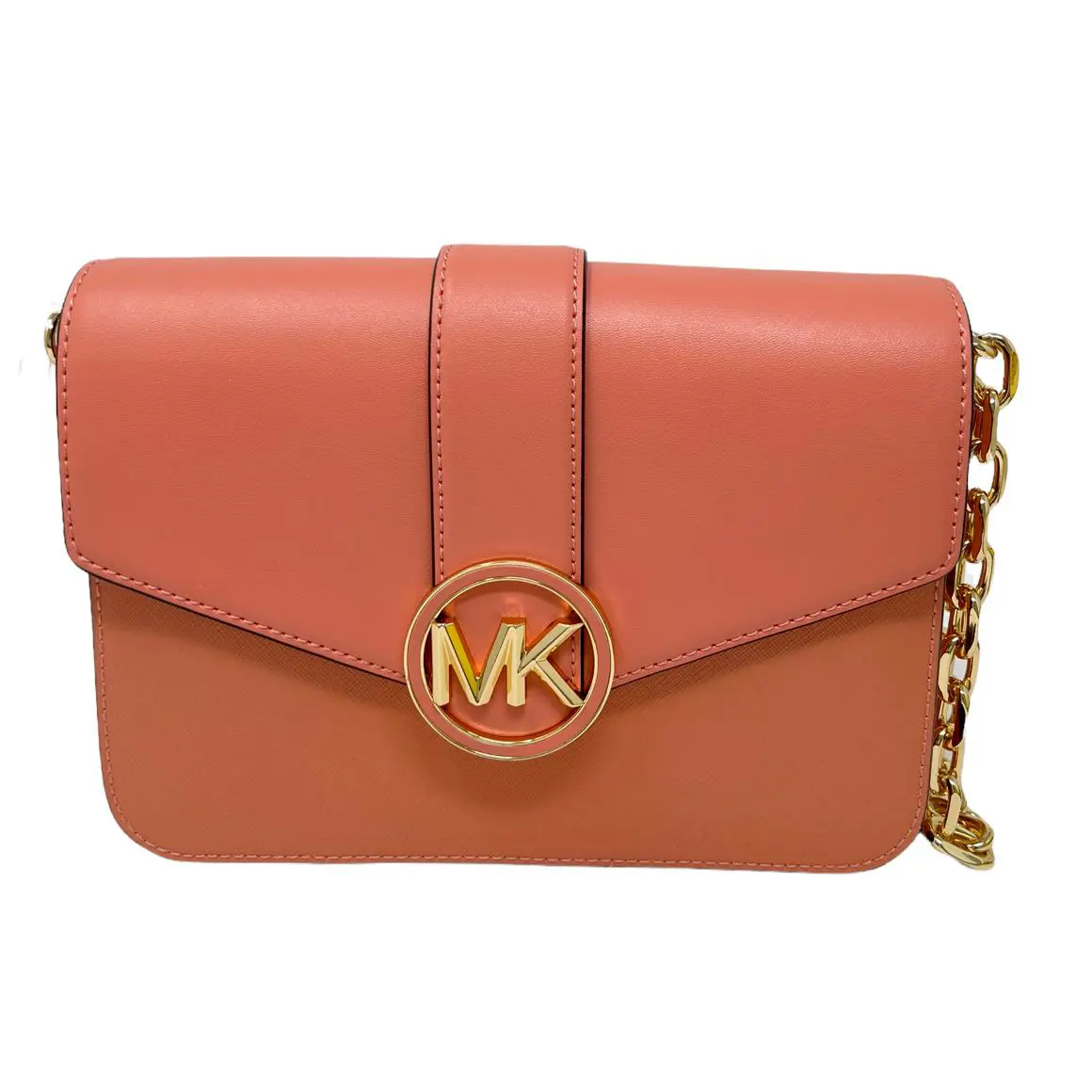 Michael Kors Carmen Medium Convertible Shoulder Bag Crossbody Sherbert