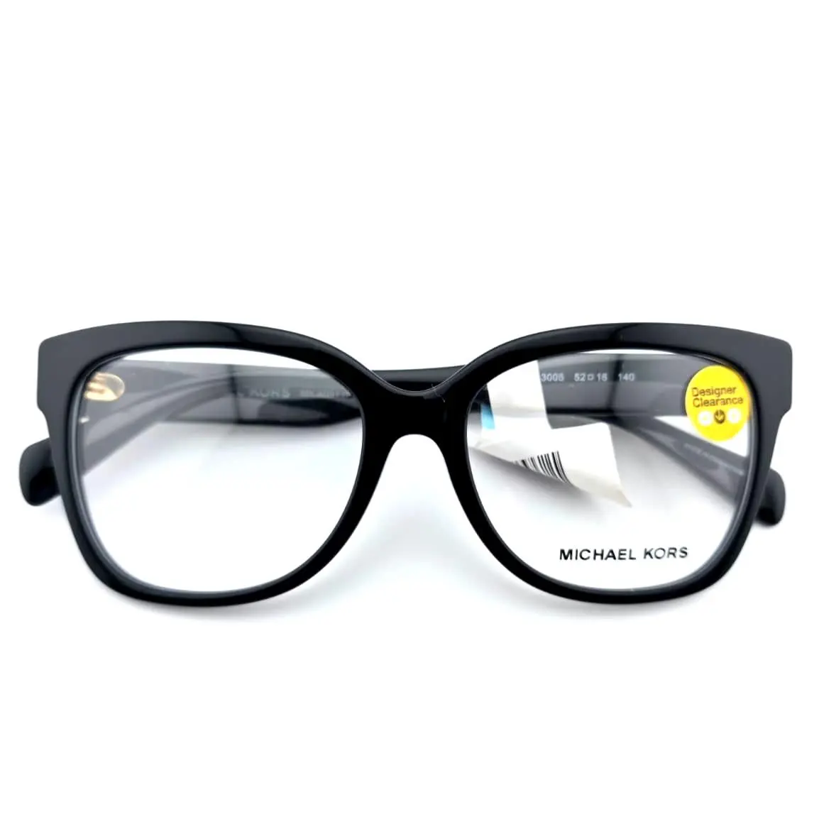 Michael Kors MK4091 Palawan 3005 Black Unisex Eyeglasses 52-16-140