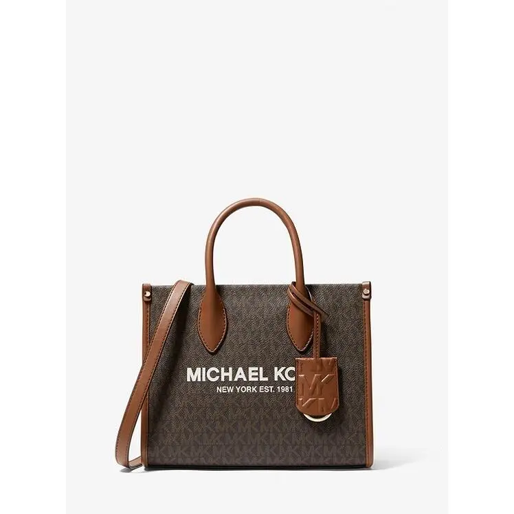 Michael Kors Mirella Small Logo Crossbody Bag Brown/luggage Logo