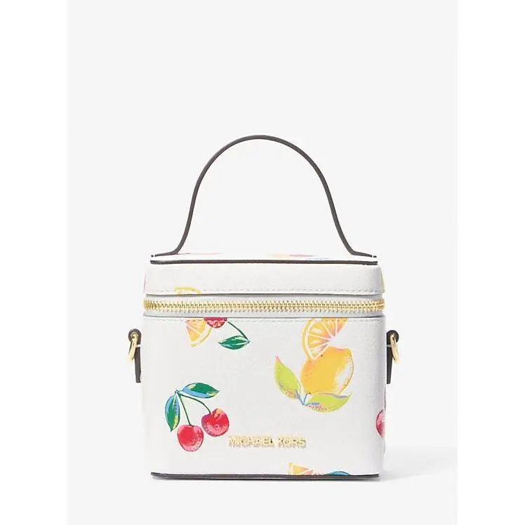Michael Kors Sandrine Small Sequined Fruit Print Crossbody Bag Msrp: