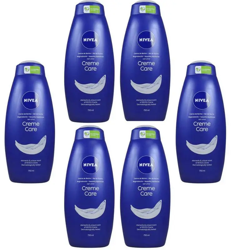 Creme Care Elements Unique Scent of  Cream 25.36 oz 750 Ml Pack 6 by Nivea