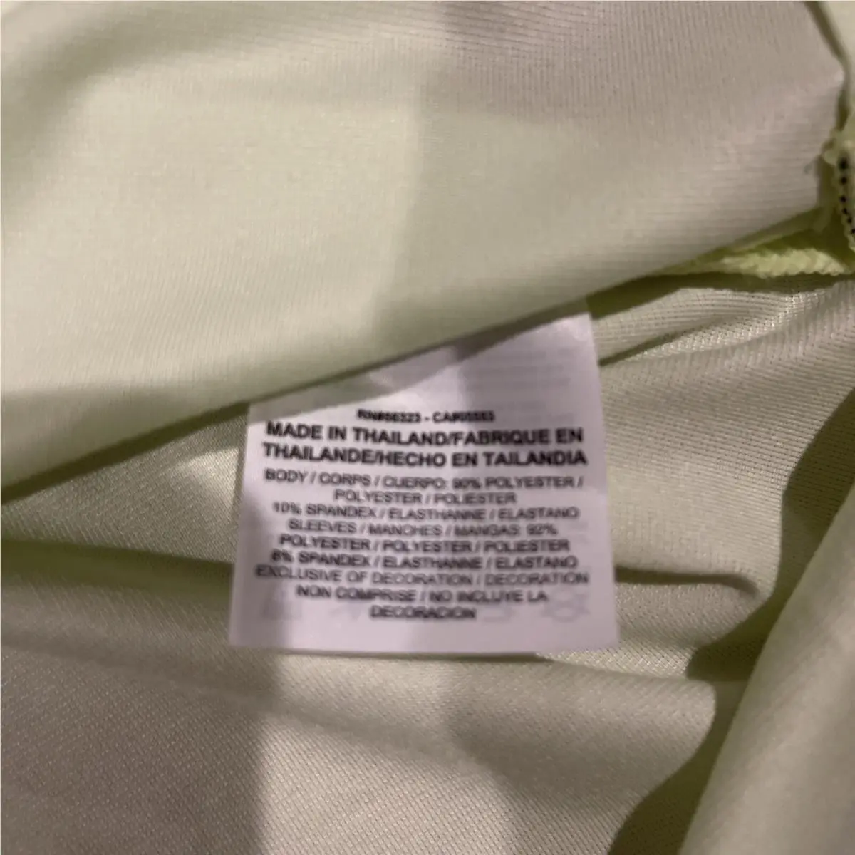 Nike clothing - Dri-FIT Tech - Tech - AJ7963-701 - Volt (UPC: 0091201373994) 3