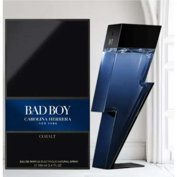 Carolina Herrera Bad Boy Cobalt Eau De Parfum 100 ML / 3.4 oz Rare