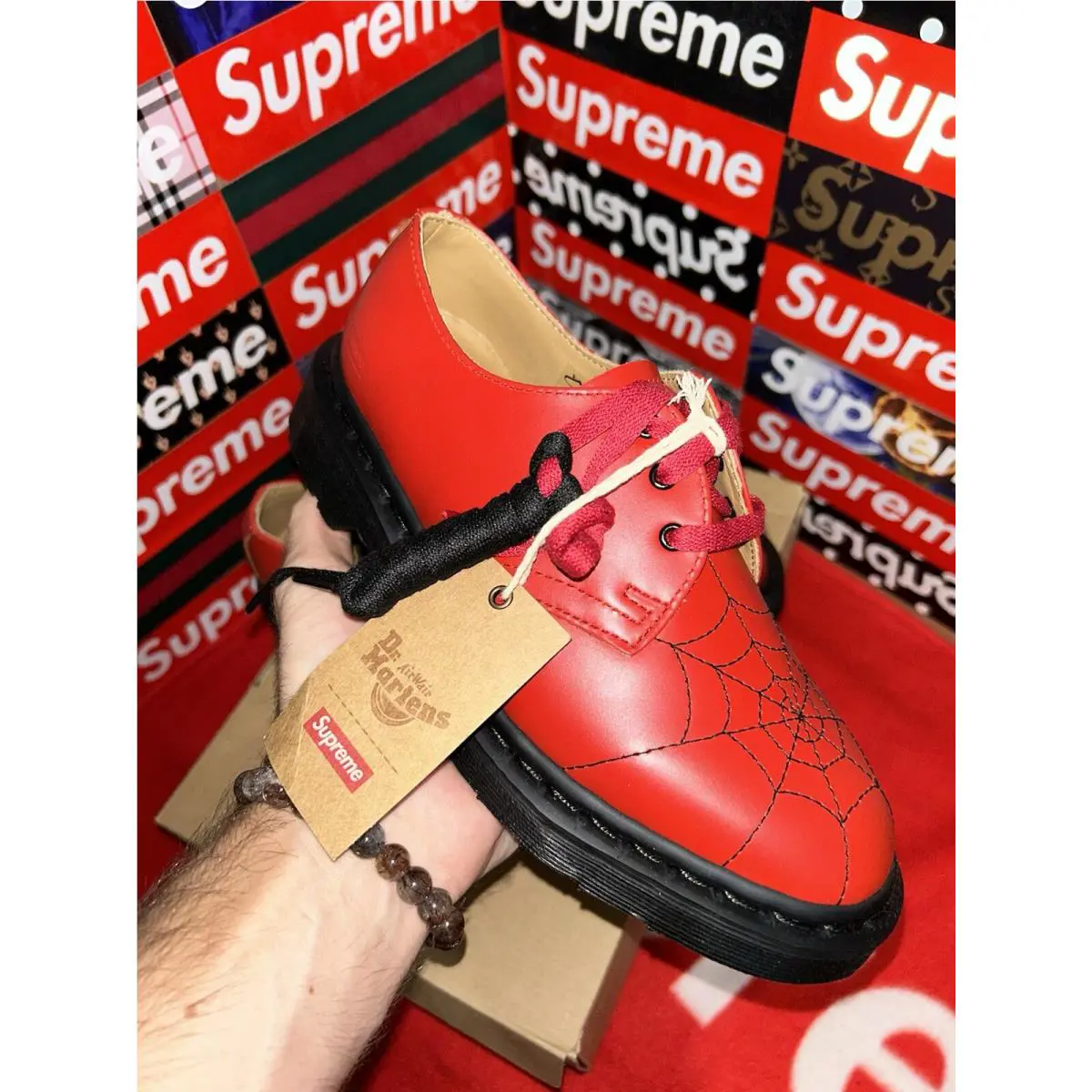 Dr. Martens shoes - Supreme - Supreme - Red 4