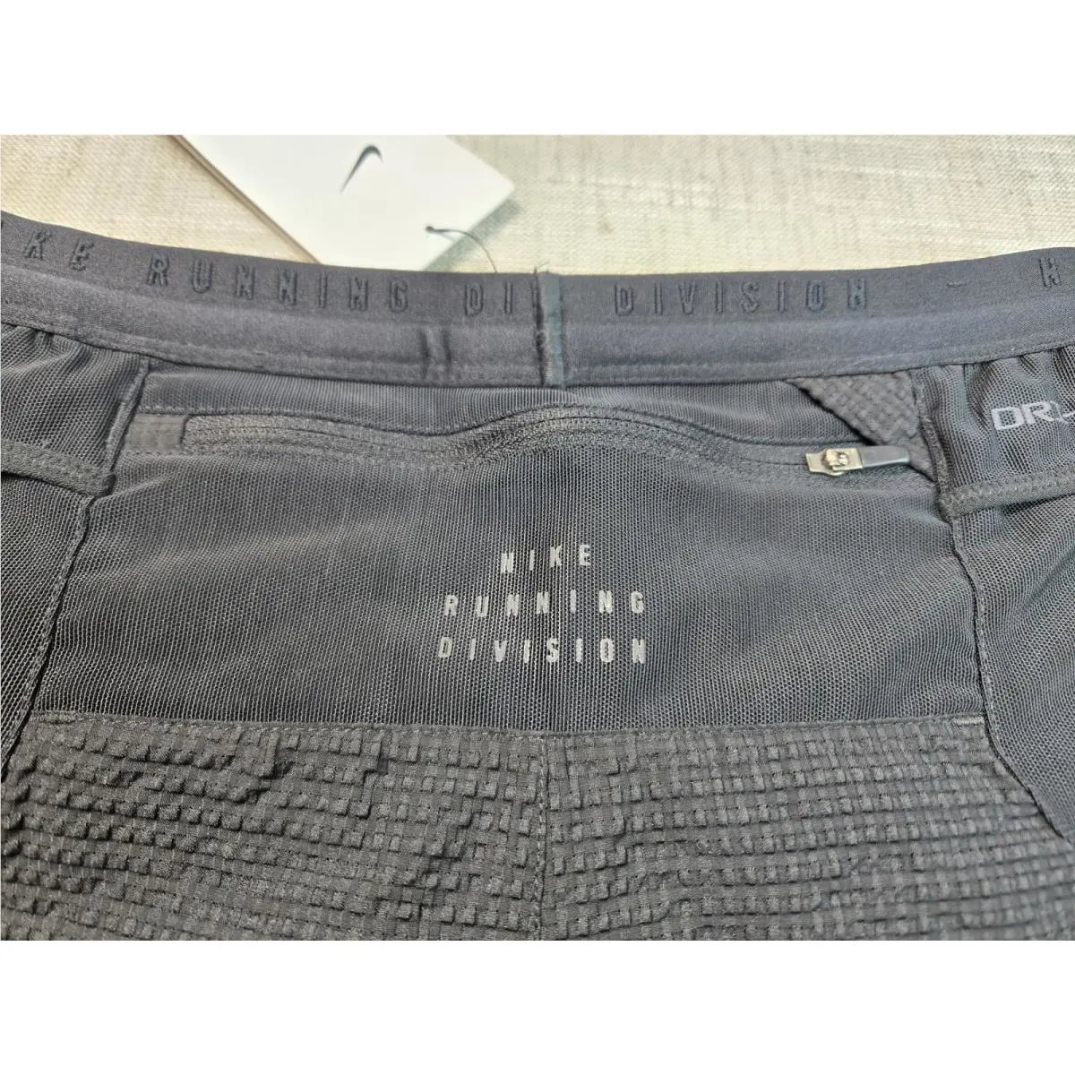 Nike clothing - Nike Dri-Fit Adv Run Division Running Shorts - FQ4617-010 - Black Gray 5