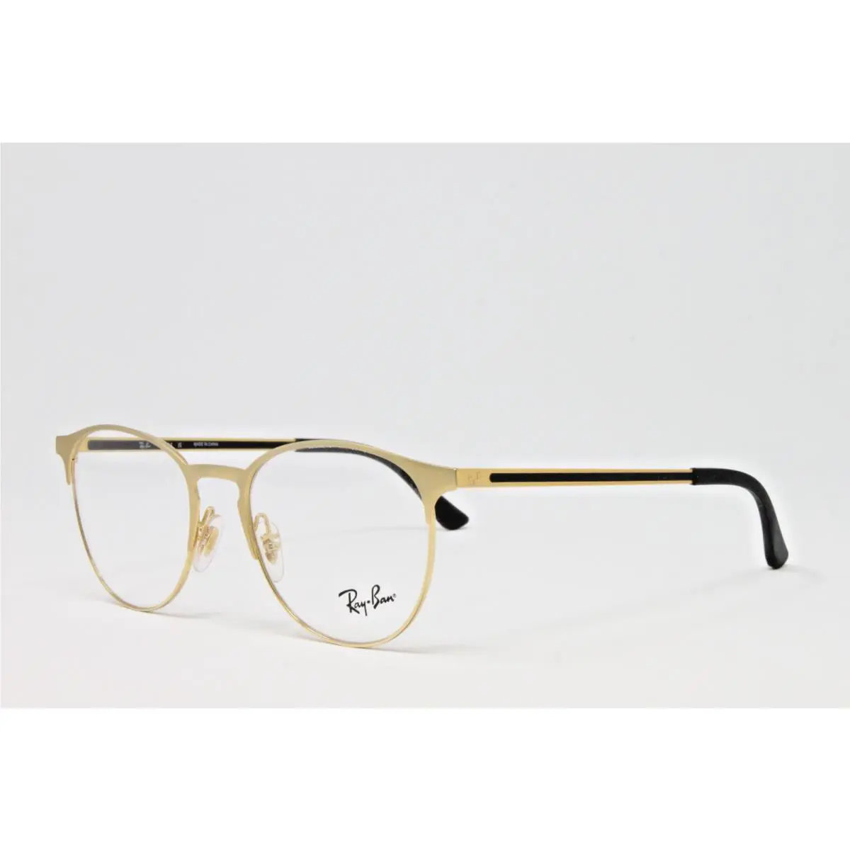 Ray Ban Eyeglasses Matte Arista on Arista 51mm Round Metal Frame RX6375-3133