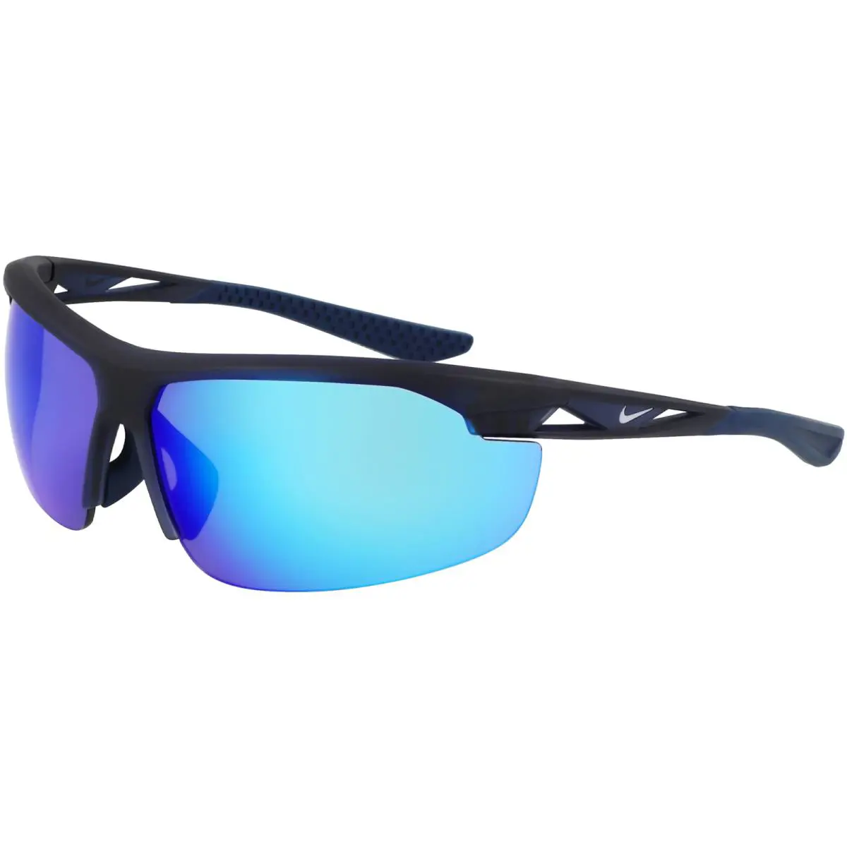 Nike Windtrack M Men`s Semi-rimless Obsidian Sport Wrap Sunglasses NKFV2398 451