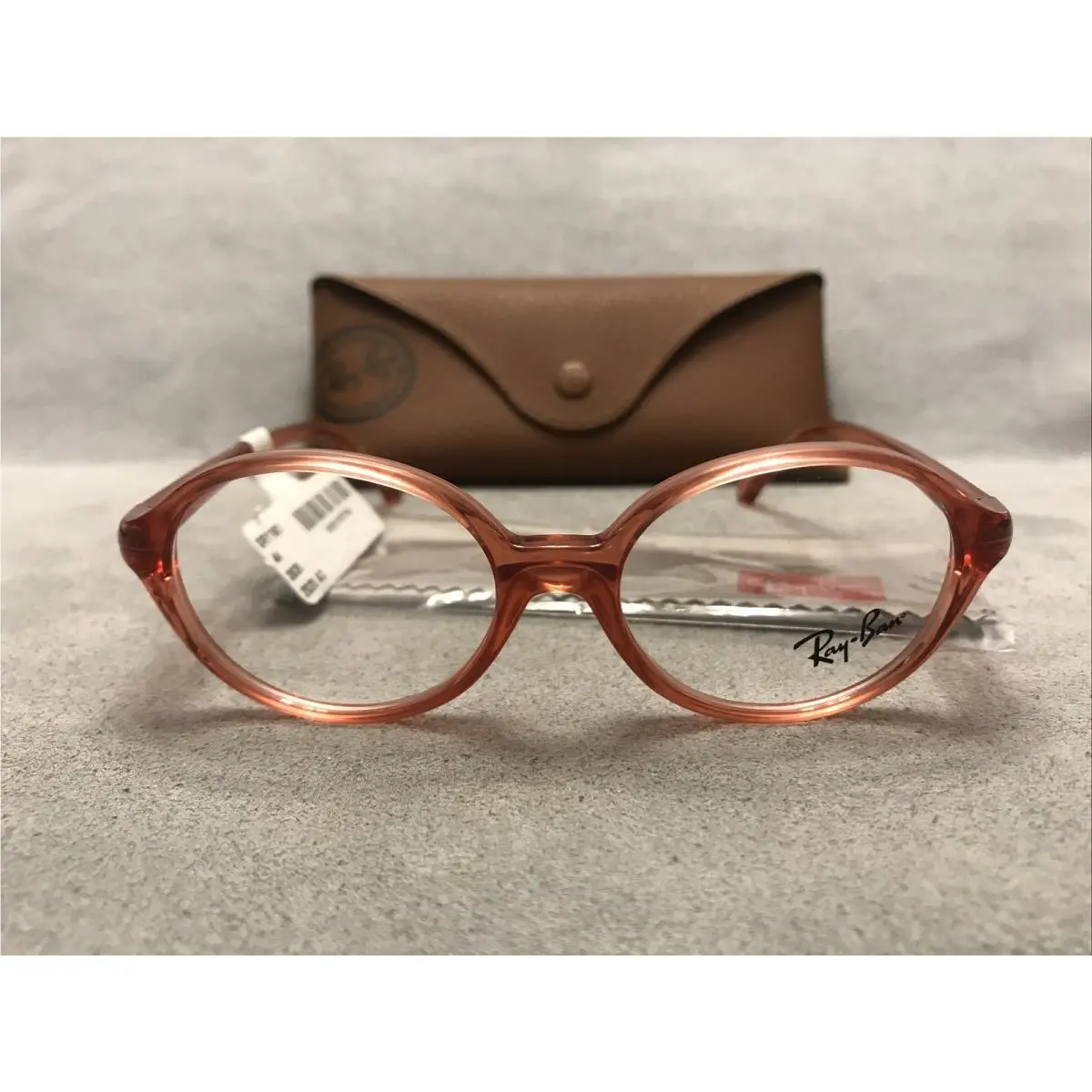 Ray Ban Rby 1901 3835 Pink Eyeglasses 44 14 125 Frames Youth Size - w/ Case