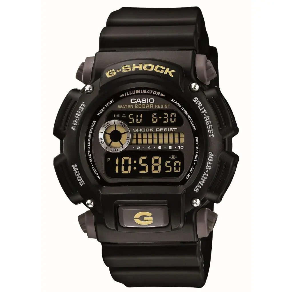Men`s G-shock Watch - Chronograph - 200M WR - DW-9052-1CWT - Black by Casio