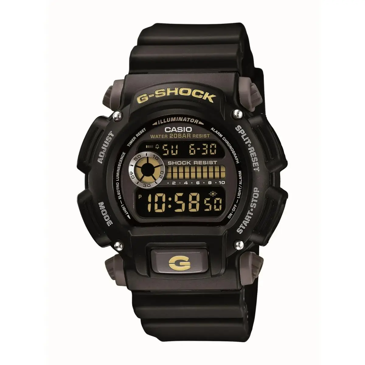 Casio G-shock DW9052-1CWT Digital Watch - 200M Water Resist Black Res