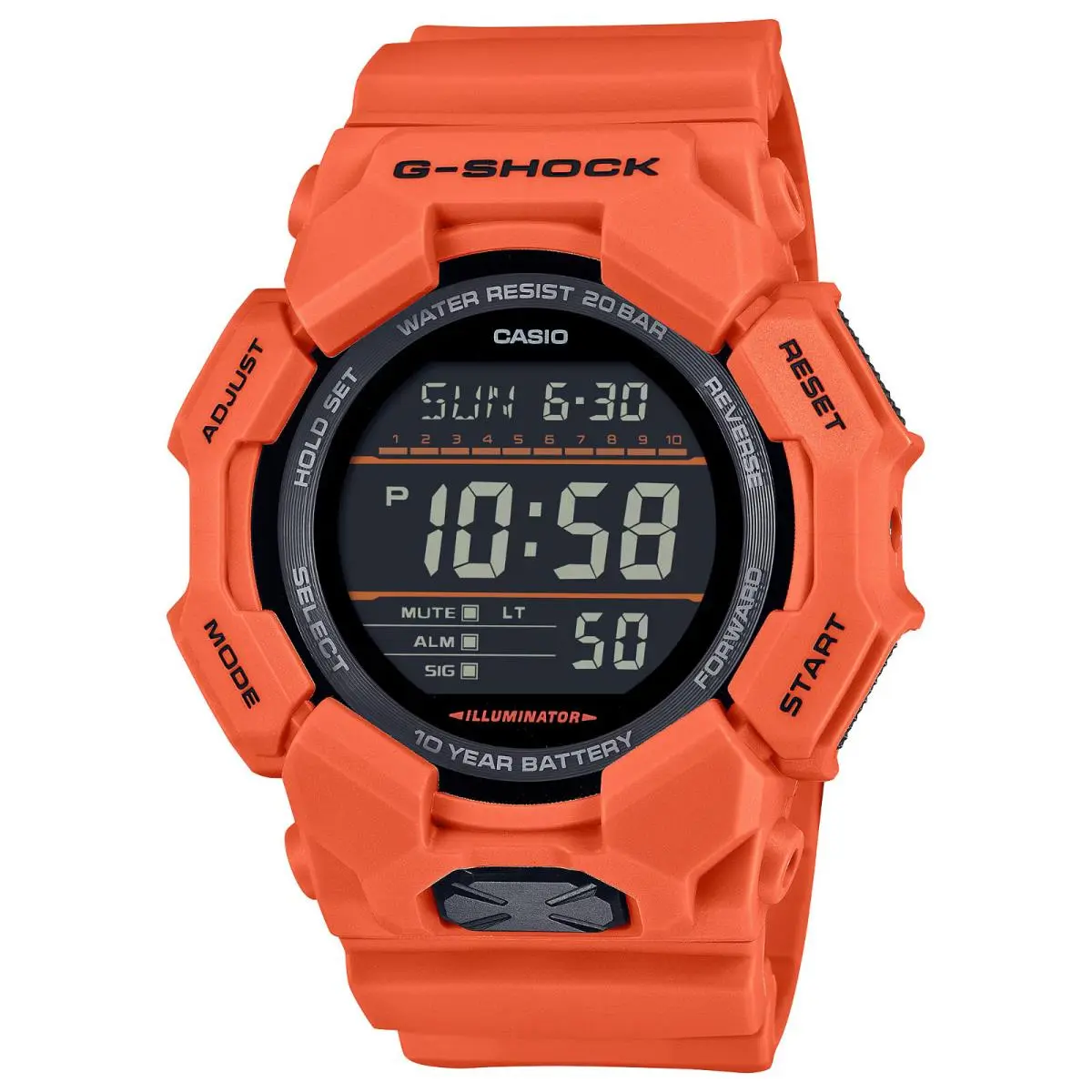 G-shock Large Case Digital GD010 Series Watch - GD010-4 by Casio