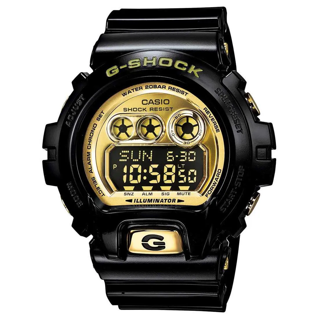 G-shock Men`s 6900 XL Watch One Size Black GDX6900FB-1 by Casio