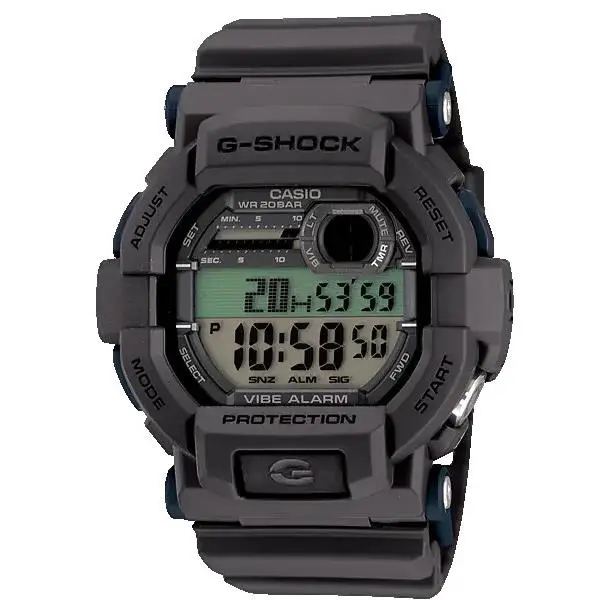 Casio GD350-8 G-shock Chronograph Watch 5 Alarms 200 Meter WR World Time