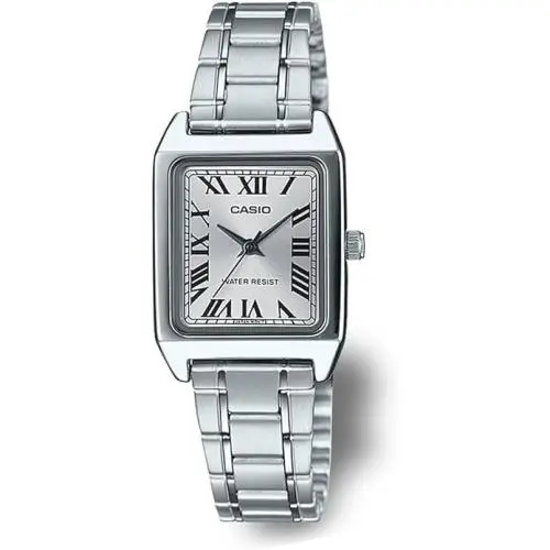 Casio LTP-V007D-7B Women`s Quartz Watch Analog Silver Stainless Steel Band