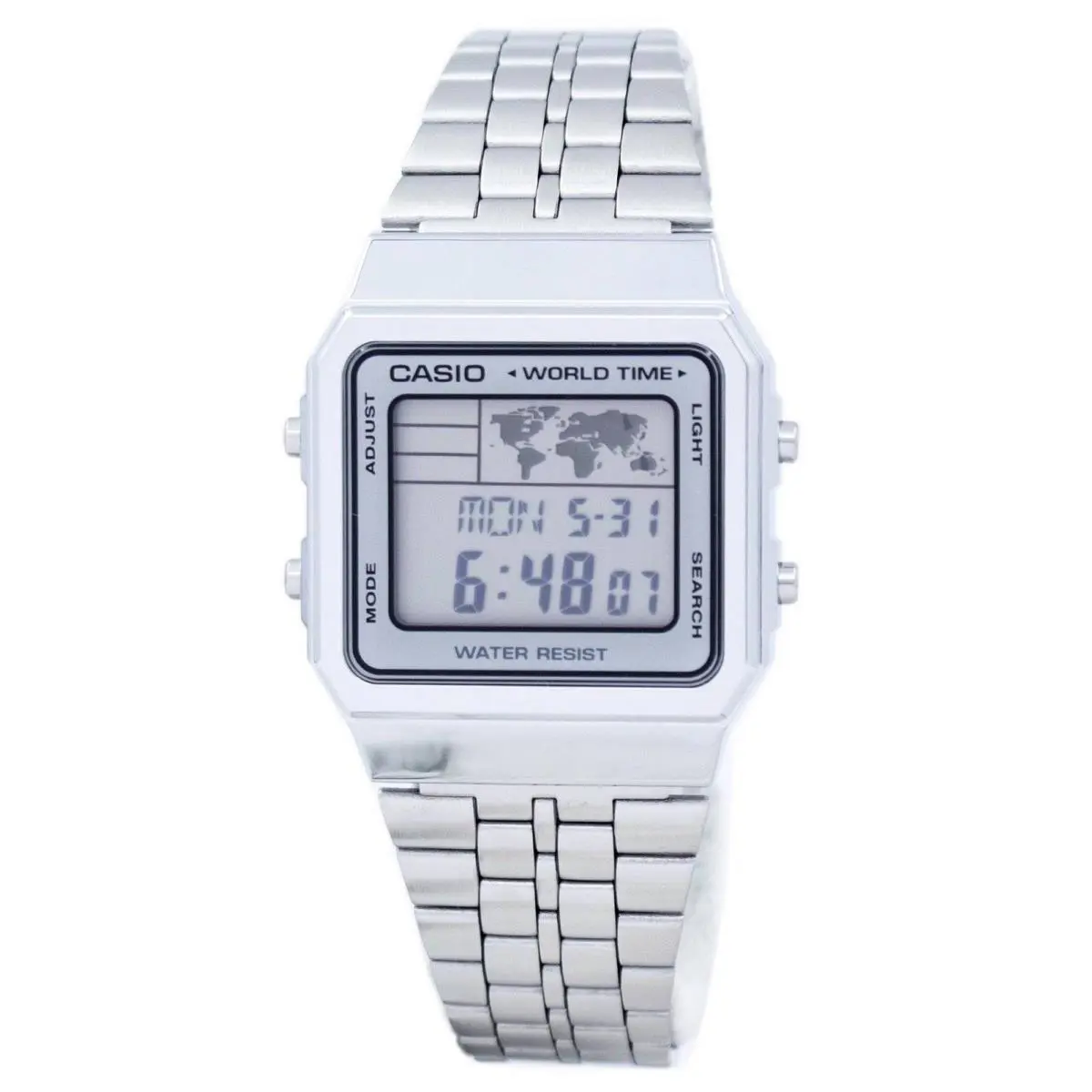 Casio Digital Alarm World Time Backlight Timer Calendar A500WA7DF 30M Mens Watch