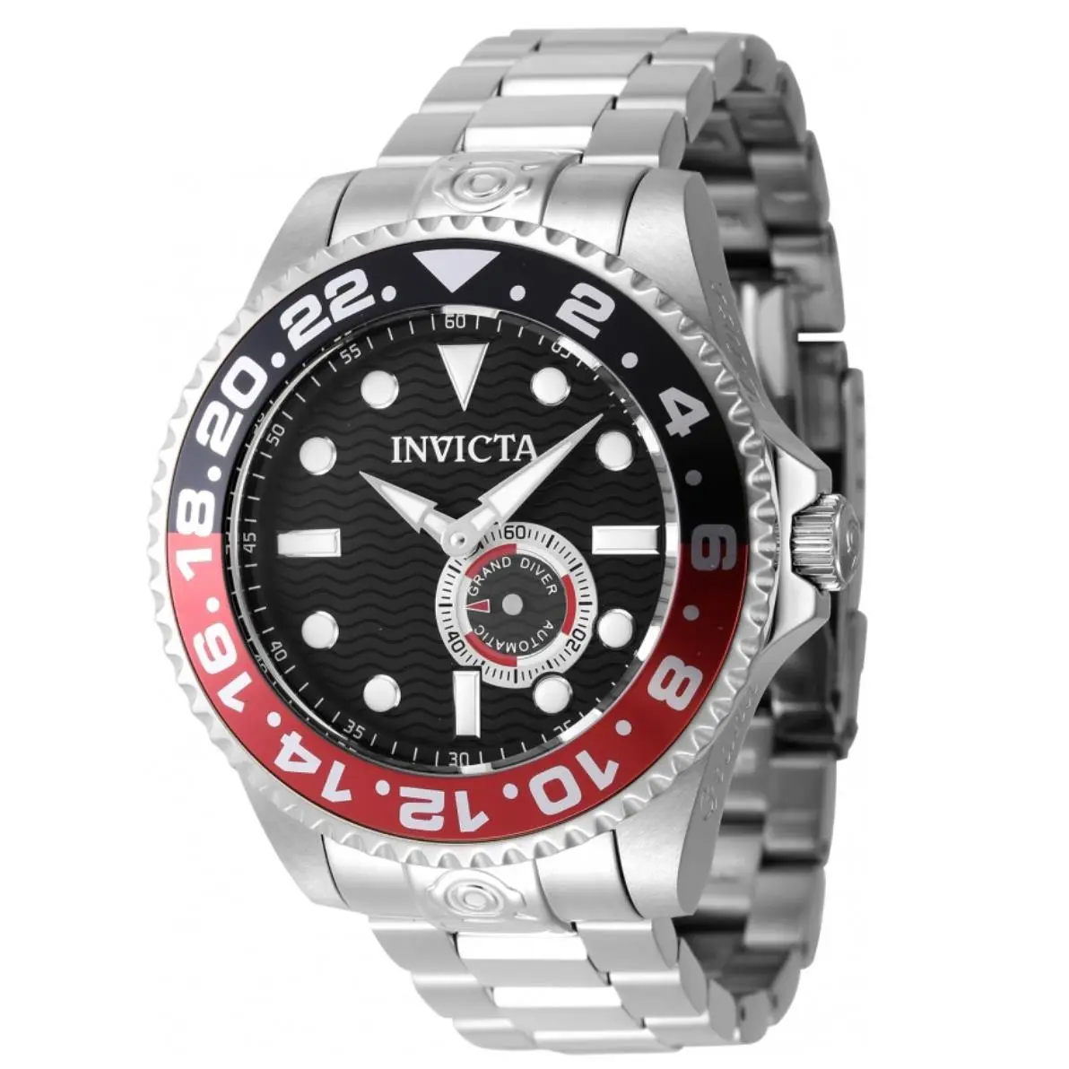 Invicta Grand Diver Men`s 47mm Automatic Coke Bezel Black Dial Watch 47297