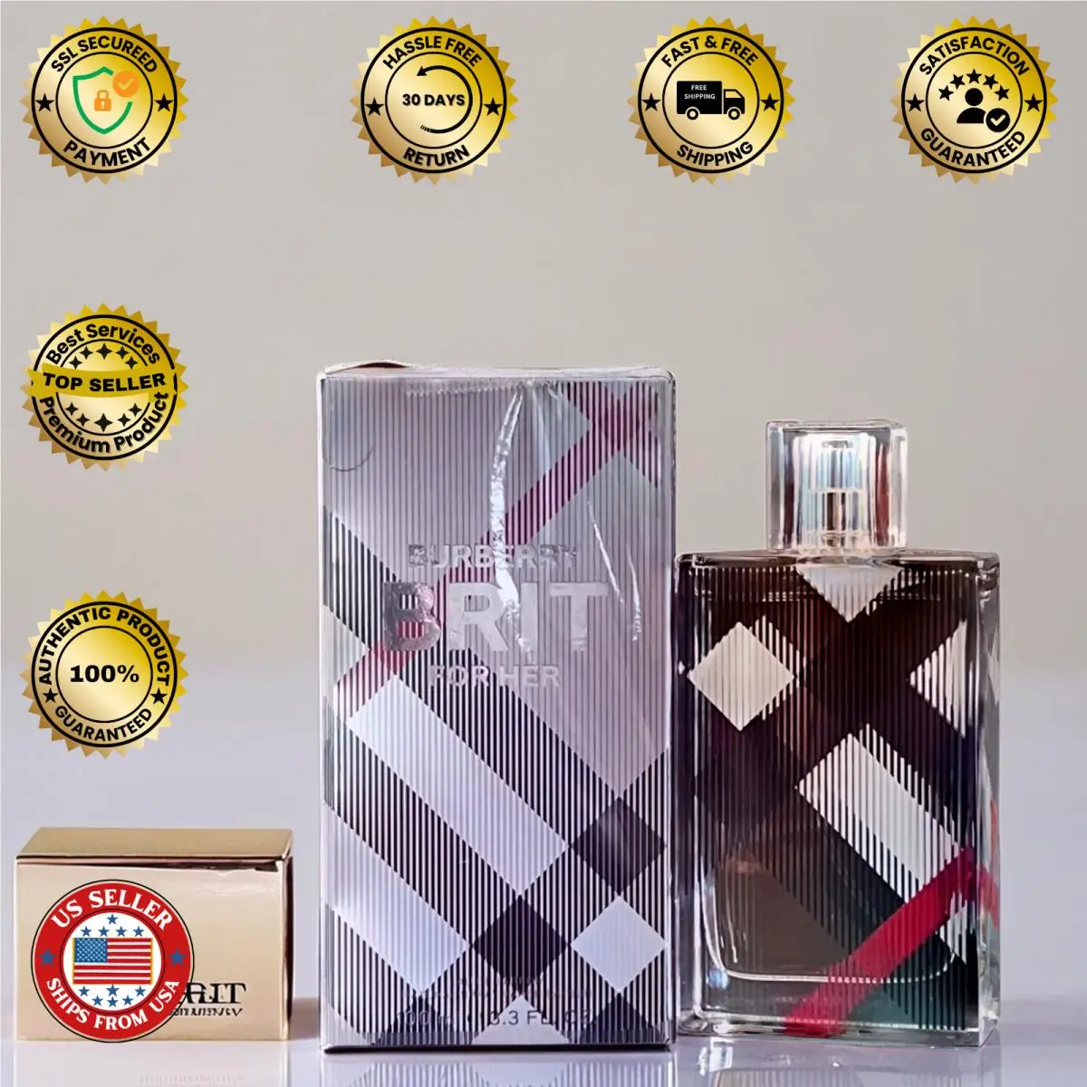 Brit by My  Perfume For Women Spray 3.4 oz 100ml Brand New Sealed by Burberry