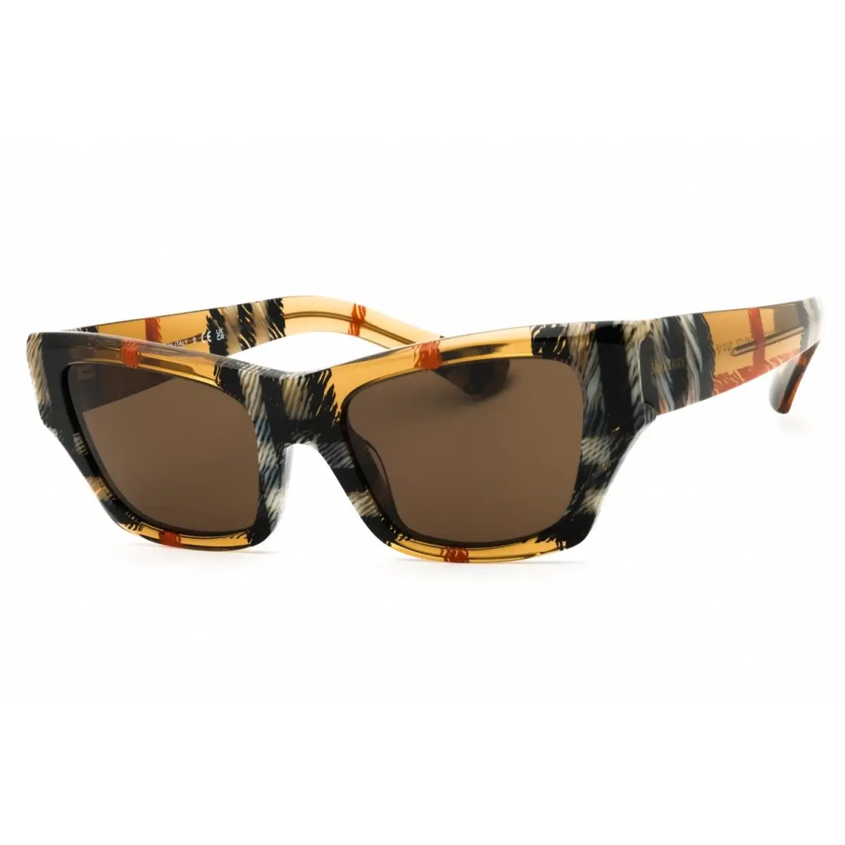 BE4441U 414673 Sunglasses Beige Frame Brown Lenses 52mm by Burberry