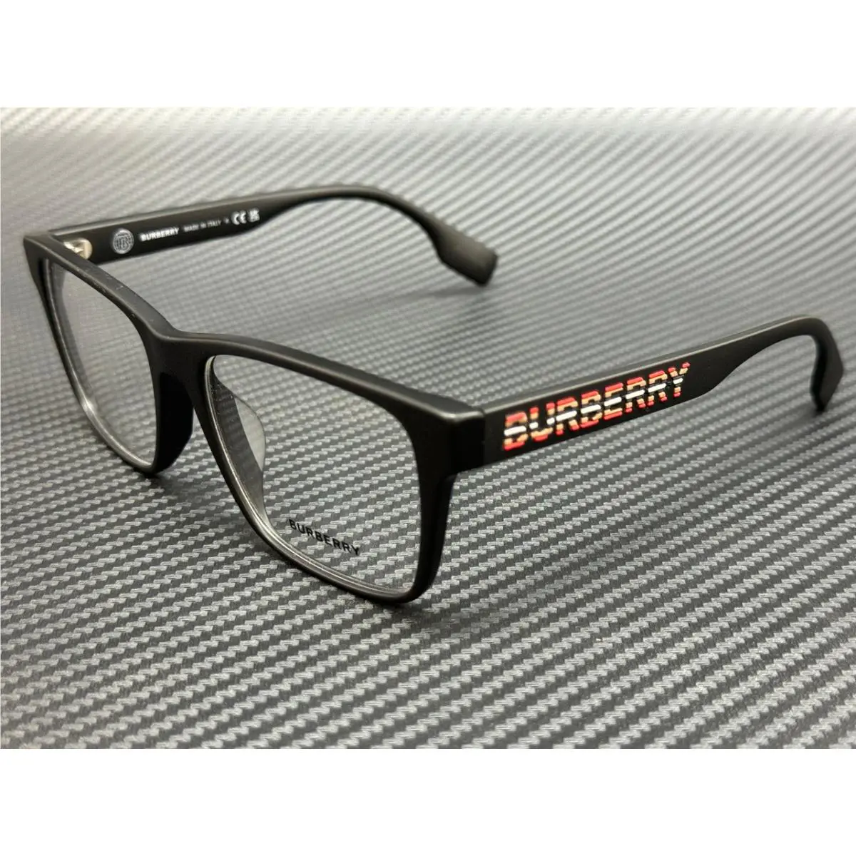 Burberry BE2393D 3464 Matte Black Men`s 55 mm Eyeglasses