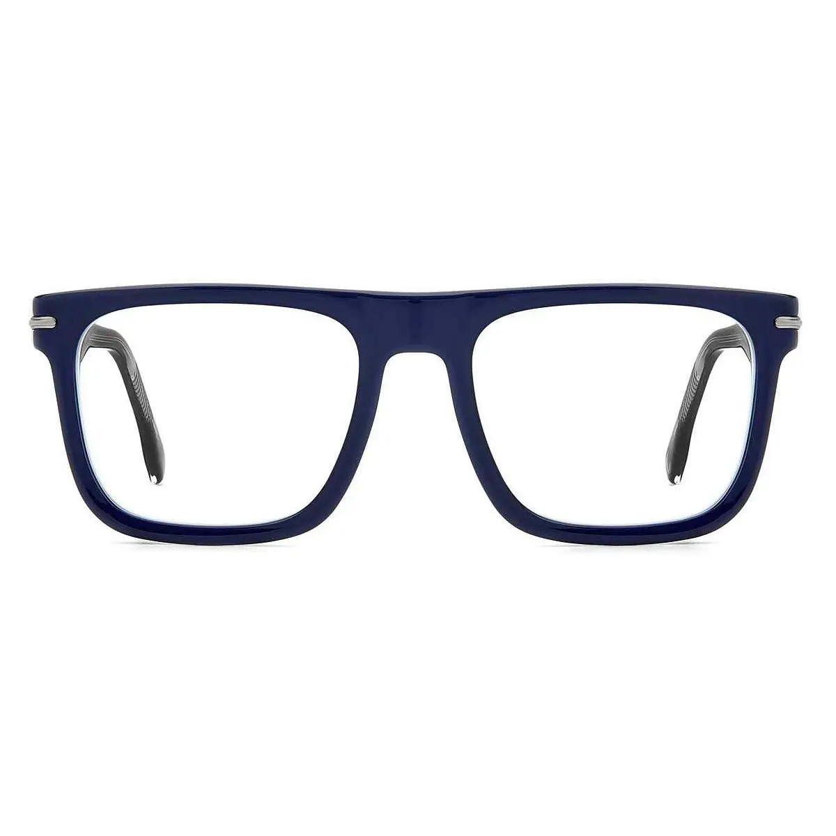 Carrera 312 Eyeglasses Men Black Striped Blue Aviator 54mm