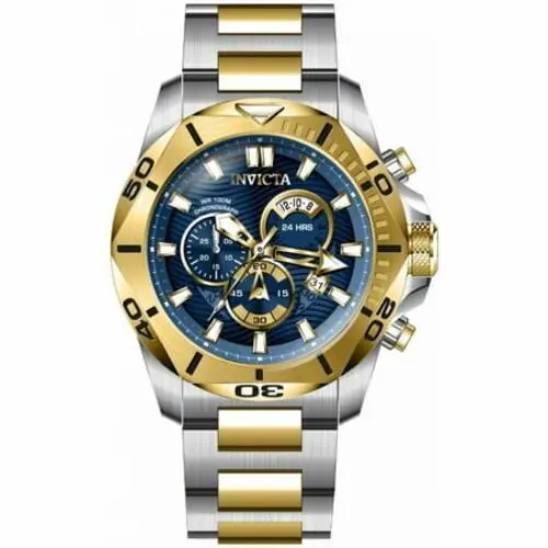 Invicta Speedway 32272 Man Quartz 50mm Gold Black Stainless Steel 100m WR