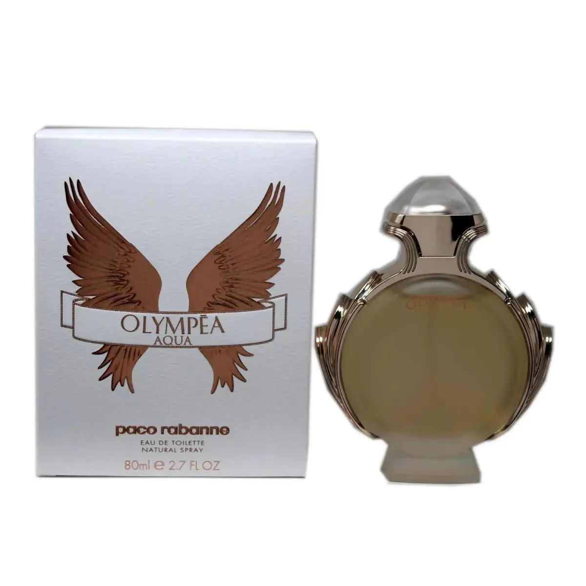 Paco Rabanne Olympea Aqua Edt Natural Spray 2.7 Fl.oz. 1 Free Perfume