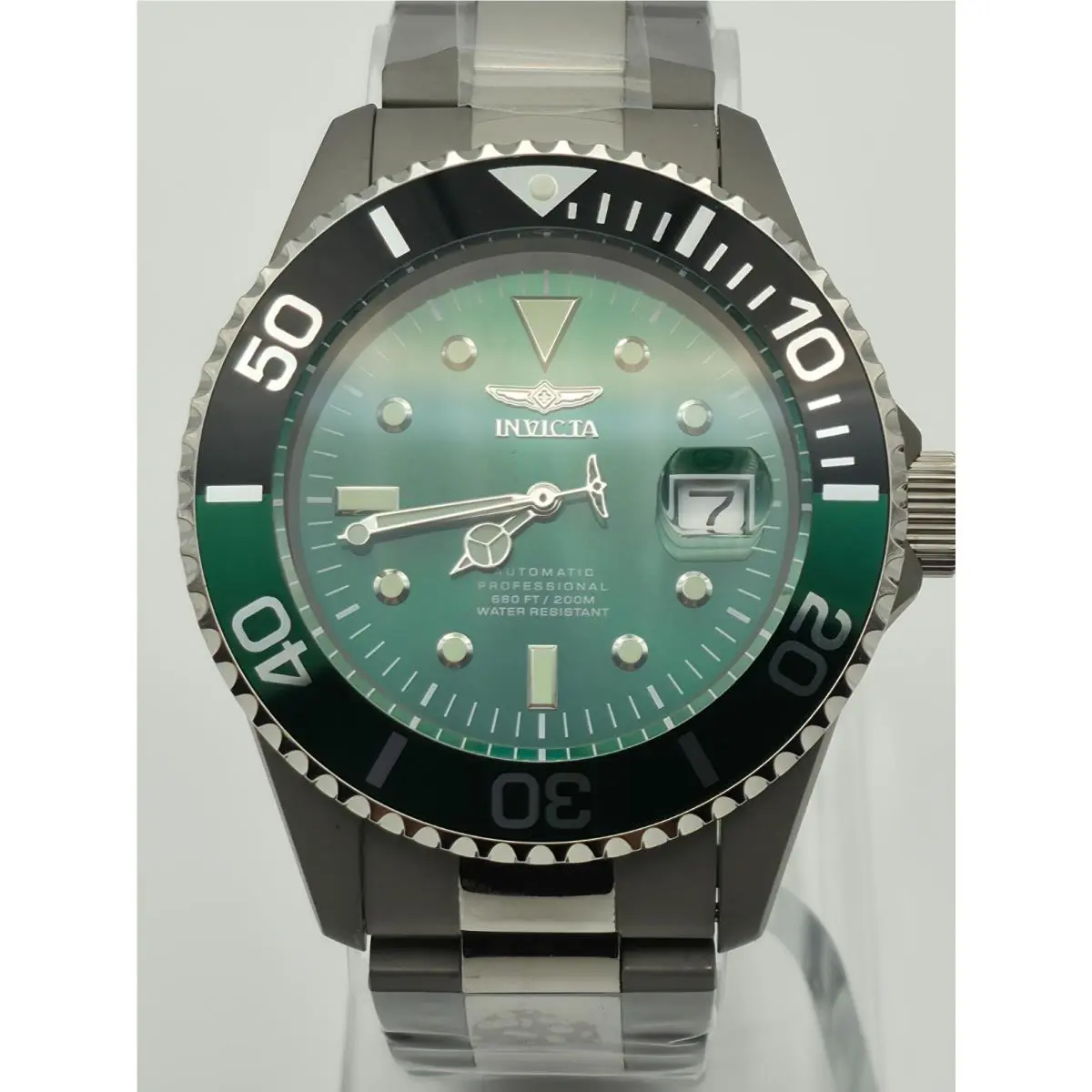 Invicta 22810 Men`s Pro Diver Quartz Stainless Steel and Silicone Red Watch