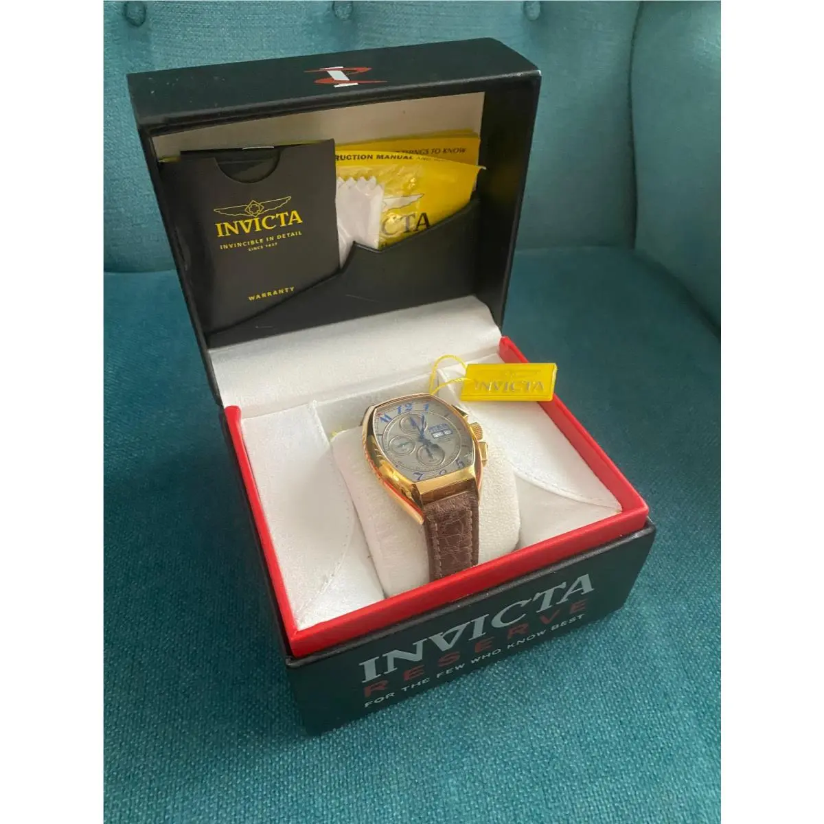 Reserve 18922 Lupah SW500 Swiss Automatic Chronograph Nos Box Papers by Invicta