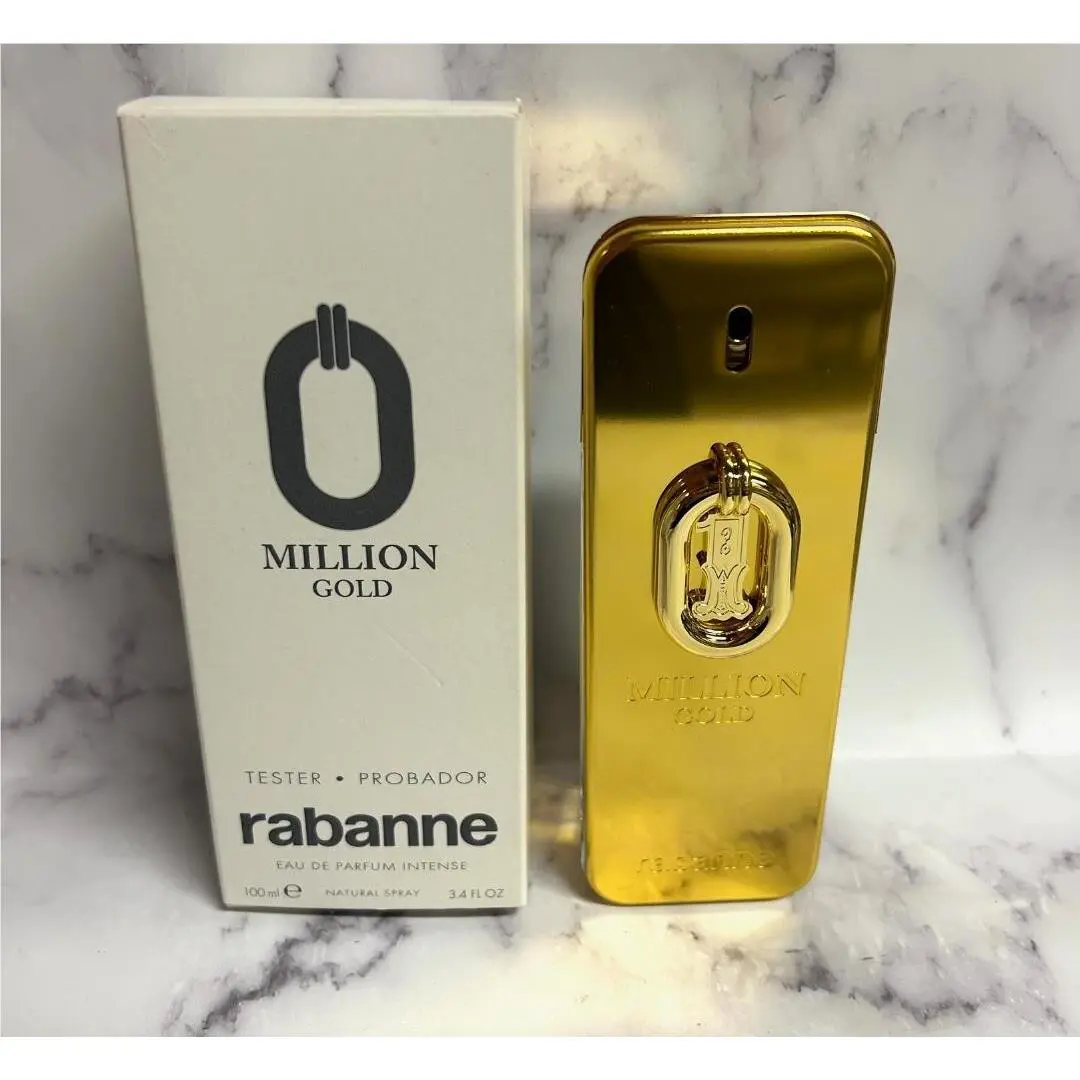 Million Gold Eau De Parfum Intense by Paco Rabanne 3.4 oz Tester/boxed