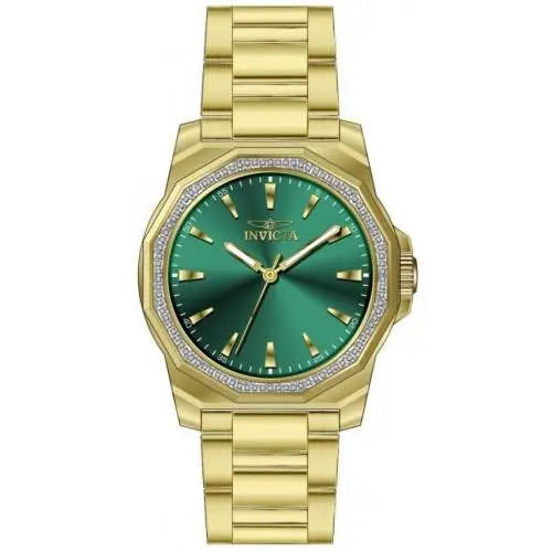 Invicta Speedway Quartz Crystal Green Dial Men`s Watch 49109