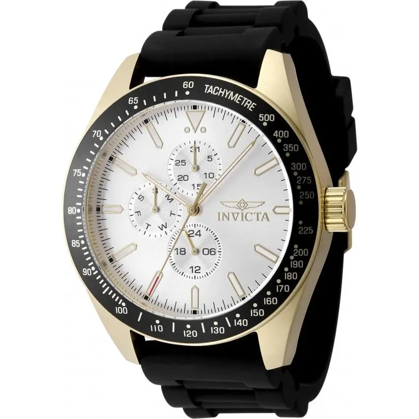 Invicta Aviator Quartz Silver Dial Men`s Watch 48857