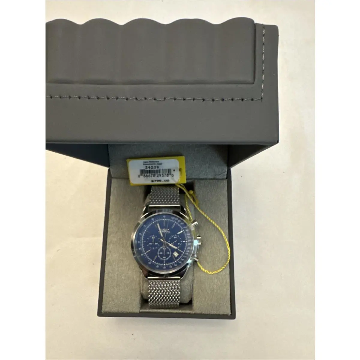 Invicta 24209 Speedway Men Chronograph Watch Stainless Steel Blue Dial