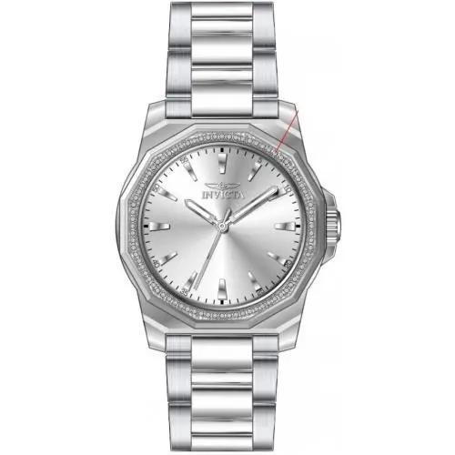 Invicta Speedway Quartz Crystal Silver Dial Ladies Watch 49110