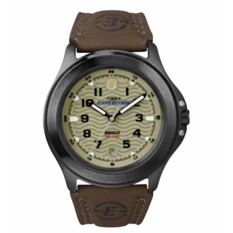 Expedition T47012 Metal Field 40MM Men ’s Analog Watch Brown Military by Timex