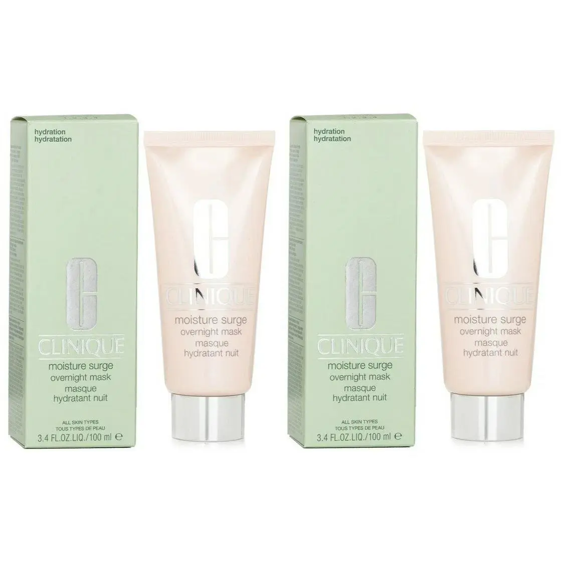 Clinique Moisture Surge Overnight Mask Full Size 3.4 oz/100ml 1/2/3