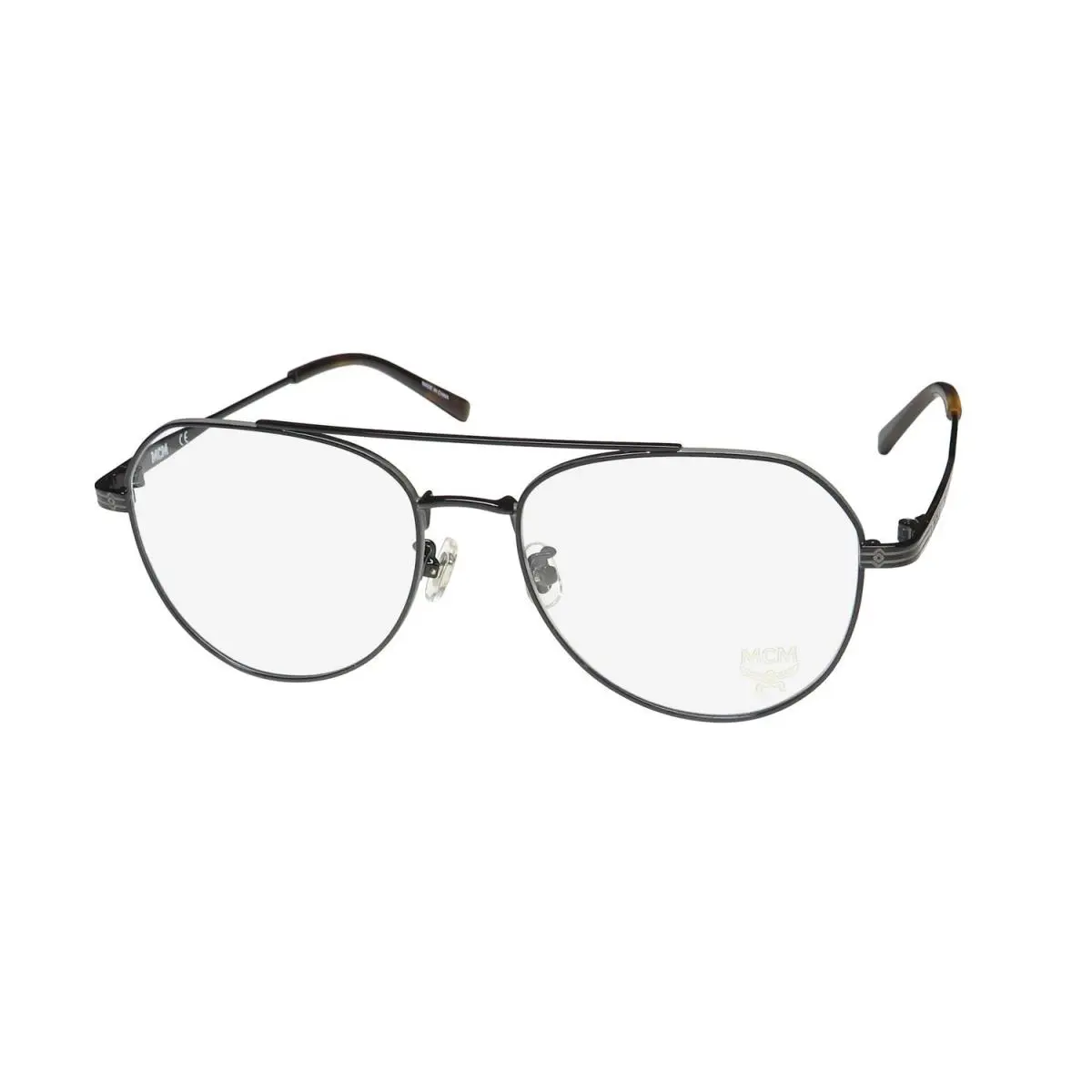 Mcm 2140A Glasses Unisex Metal Plastic 56-17-145 022 Black Full-rim Pilot