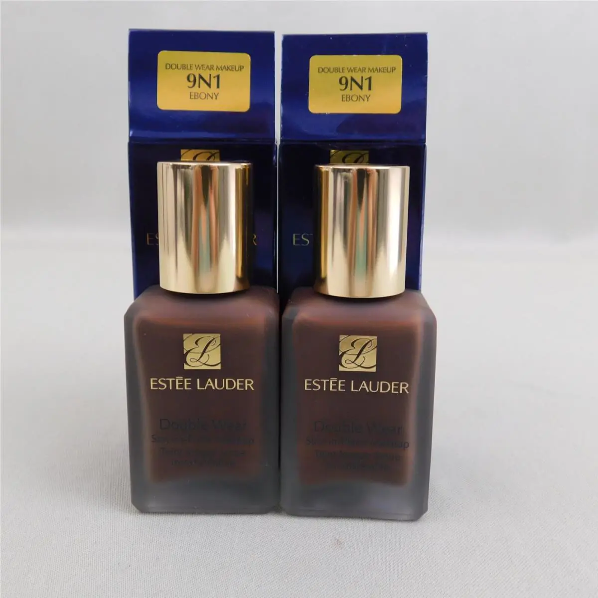 Lot 2 Estee Lauder Double Wear Stay-in-place Foundation 1oz 9N1 Ebony 2322