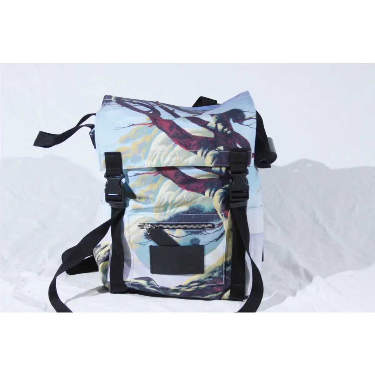Valentino Garavani Unisex Fabric Backpack. Made in Italy