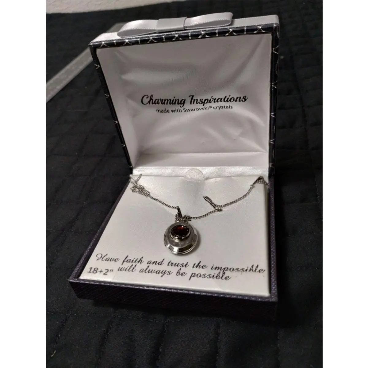 Swarovski Crystal Charming Inspirations Interchangeable Necklace Pink