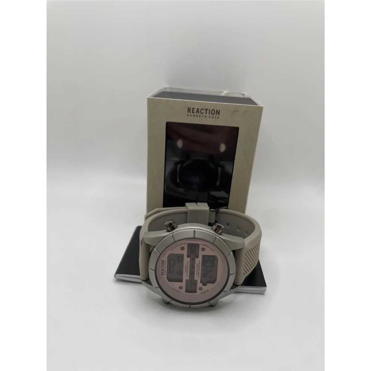 Kenneth Cole Reaction KRWGP9005202 Mens Gray Quartz Digital Wristwatch